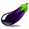 Eggplant emoji on Emojidex